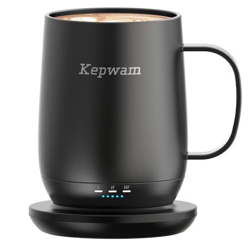 Self Heating Coffee Mug T2 (Black / 16oz)