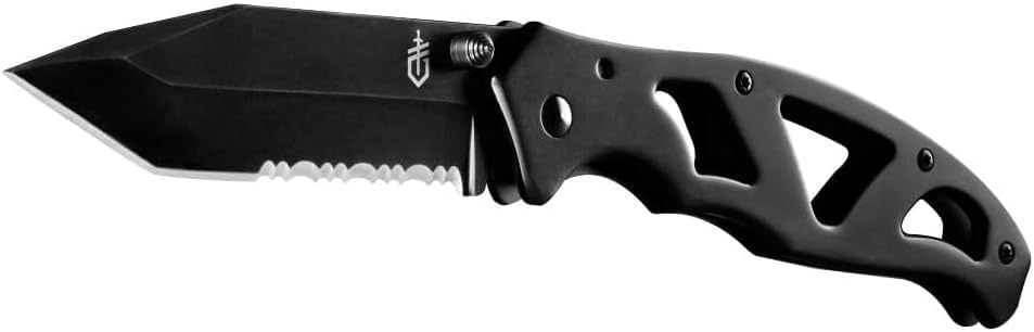 Gear Paraframe II EDC Folding Pocket Knife (3.5" / Paraframe II (Tanto Serrated Edge))