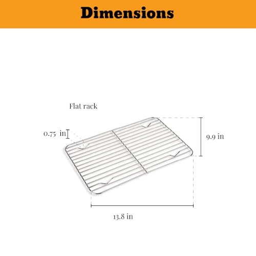 Open Roasting Pan with Flat Rack
