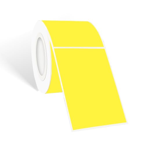 Colored Labels Stickers 3 x 2 Inch (Yellow / 2*3 inch)
