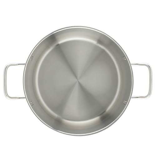 Silver 12 qt Stainless Steel Stock Pot with Cover (12 Quarts / Pot With Cover)