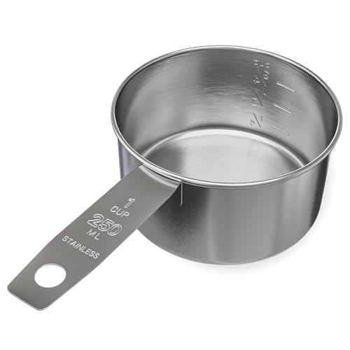 1 Cup Stainless Steel Measuring Cup (1 Cup)