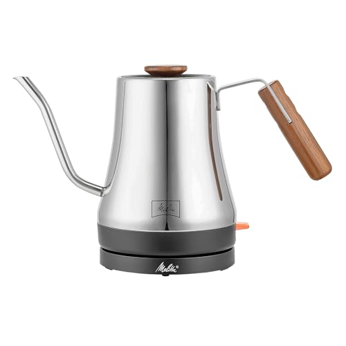 Precision Pour X Stainless Steel Gooseneck Electric Kettle (Wooden Handle)