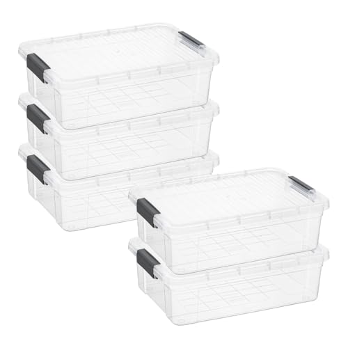 Storage Bins with Lids (22.7 Quart)