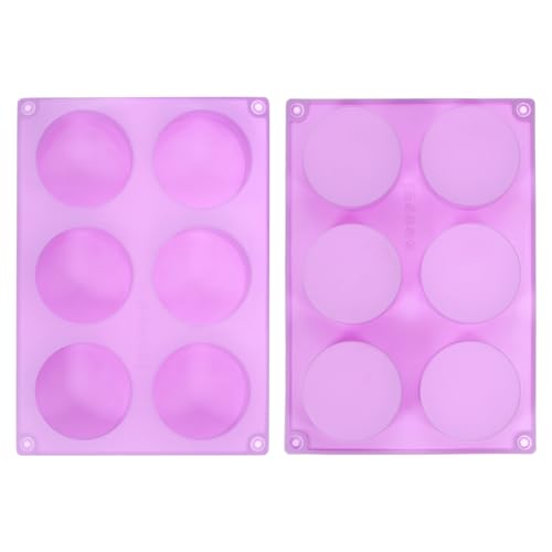 2pcs Silicone Muffins Pan (Purple)