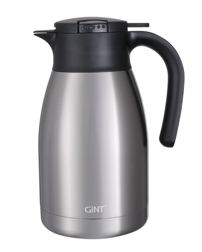 51Oz Stainless Steel Thermal Coffee Carafe with Lid (Silver / 50.7 Ounces)