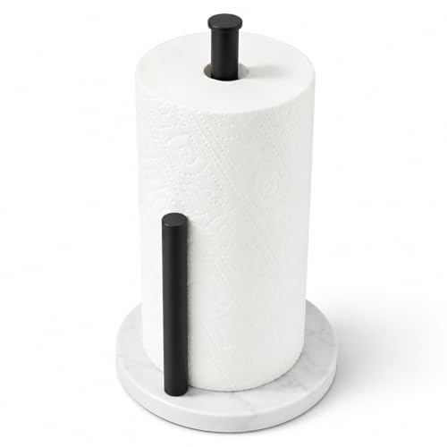 Matte Black Paper Towel Holder for Kitchen Countertop