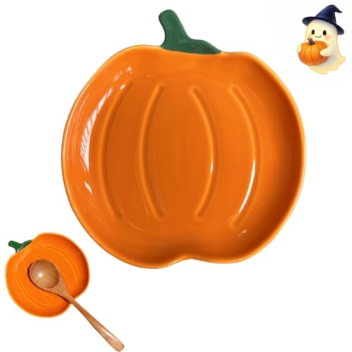 Ceramic Spoon Rest for Stove Top (Orange)
