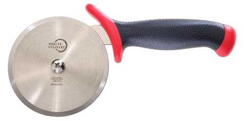 Millennia Pizza Cutter with Red Handle (4 Inch Pizza Cutter with Red Handle)