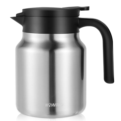 Insulated Coffee Carafe (Silver / 34 Ounces)