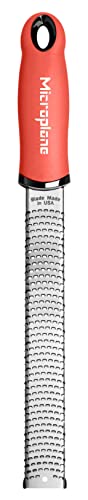 Zester Grater in Coral for Citrus Fruits