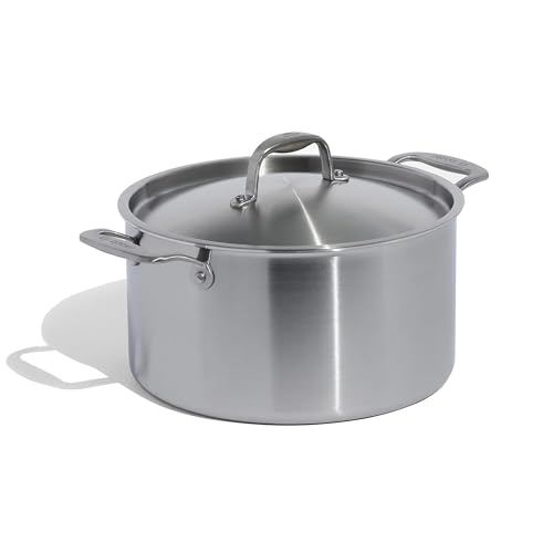 Cookware 8 Quart Stainless Steel Stock Pot With Lid (8 QT - Stock Pot)