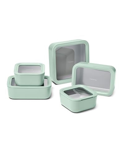 13 Piece Glass Food Storage Container Set (Mist / Food Storage Set (13x))