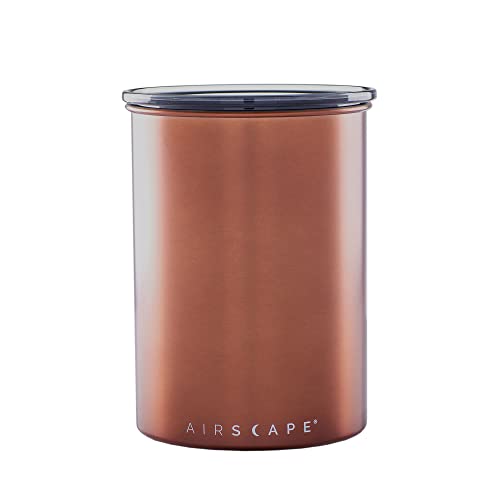 Airscape Stainless Steel Coffee Canister (Brushed Copper / Medium)