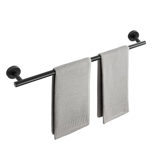 Towel Racks for Bathroom 24 Inch (Matte Black)