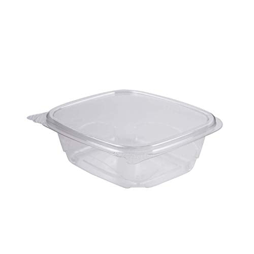 PET Hinged Deli Containers with Lids (200 Count)