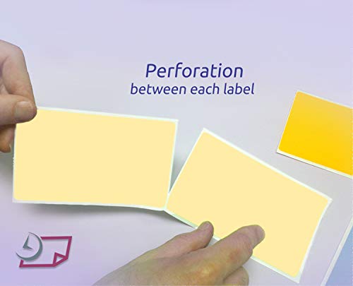 500 Rectangle Stickers (Natural)