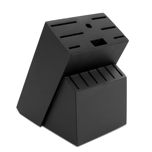 Universal Knife Block Without Knives (Black-14 Slot)