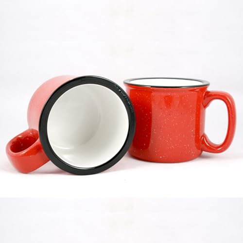 Ceramic Campfire Mug (Red)