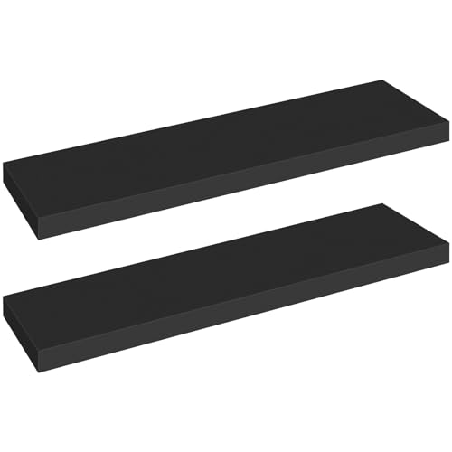 Floating Shelves for Wall (Black / 31.5 Inches)