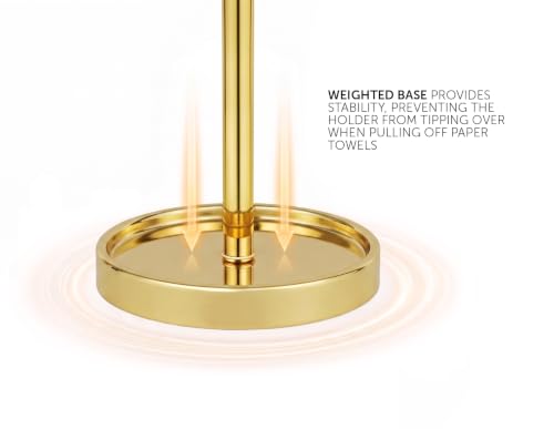 Countertop Paper Towel Holder (Gold Polished)