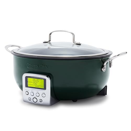 Elite Essential Smart Electric 6QT Skillet Pot (6 Quarts / Ponderosa Pine)