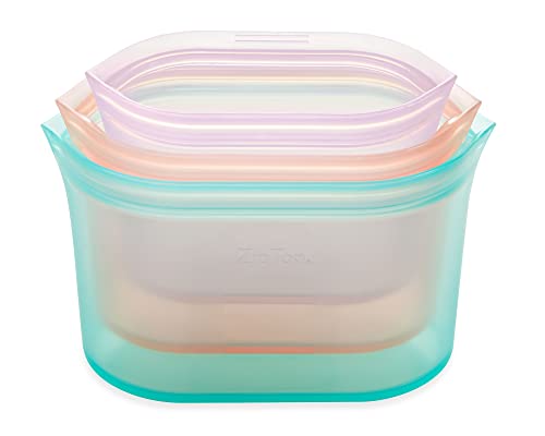 Reusable Food Storage Bags (Multicolor / 3 Dish Set)