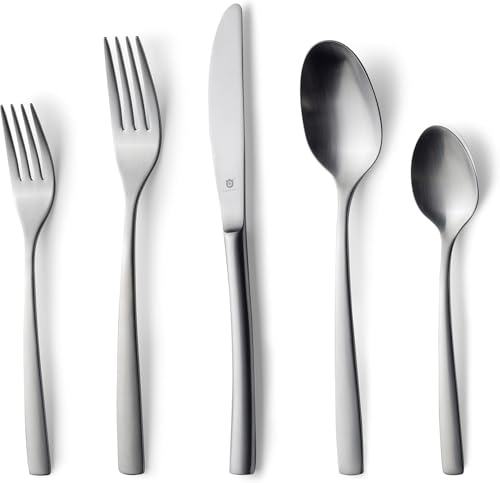 Matte Silverware Set (40-Piece Flatware Set)