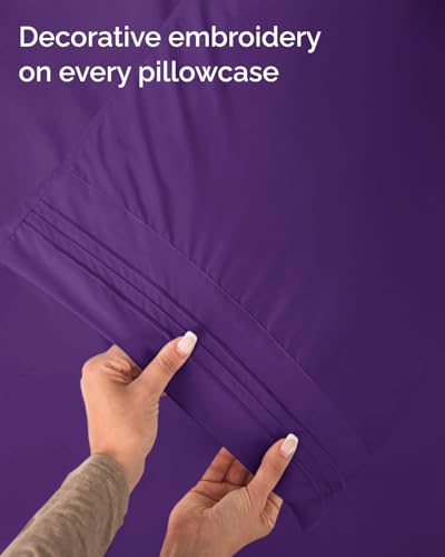 Twin Size 3 Piece Sheet Set (36 - Purple / Twin)