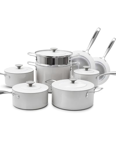 Lux 13 Piece Premium Cookware Collection (Oyster (G11))