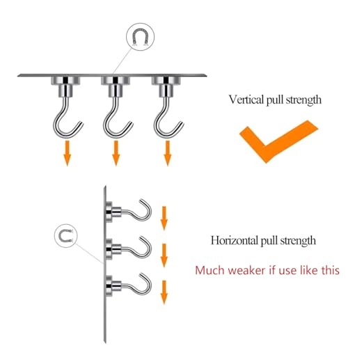 Heavy Duty Magnetic Hooks 5 (32 Count)