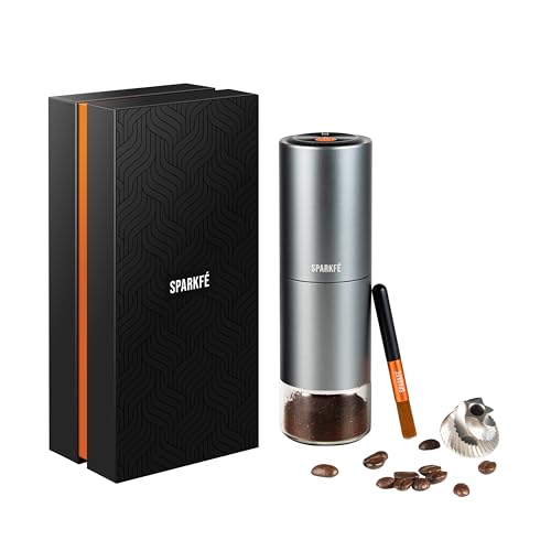 Portable Electric Coffee Grinder (Slivery Grey)