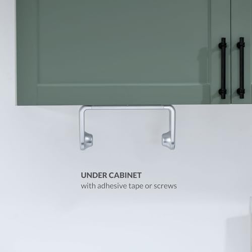 ONE Hand Simple Tear Paper Towel Holder Under Cabinet