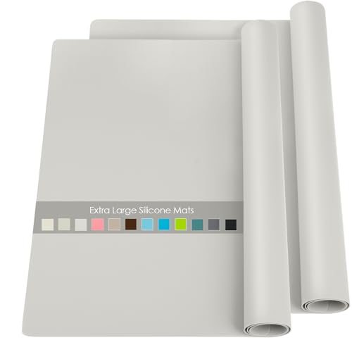 2 Pack Extra Large Silicone Mats for Countertop (2 Count)