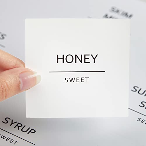 Minimalist Food Labels (157 Count)