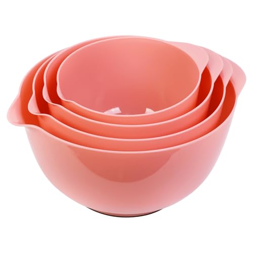 Classic Mixing Bowls Set of 4 (Red)