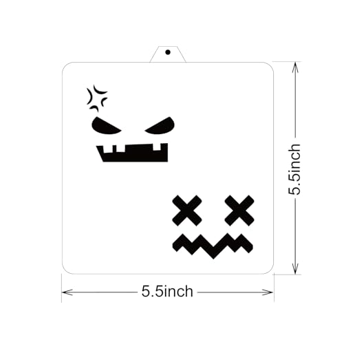 Halloween Ghost Face Cutter and Stencils Bundle (Halloween Ghost Faces)