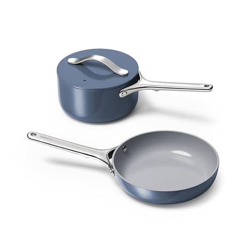 Non Stick Ceramic Mini Cookware Set (Navy)