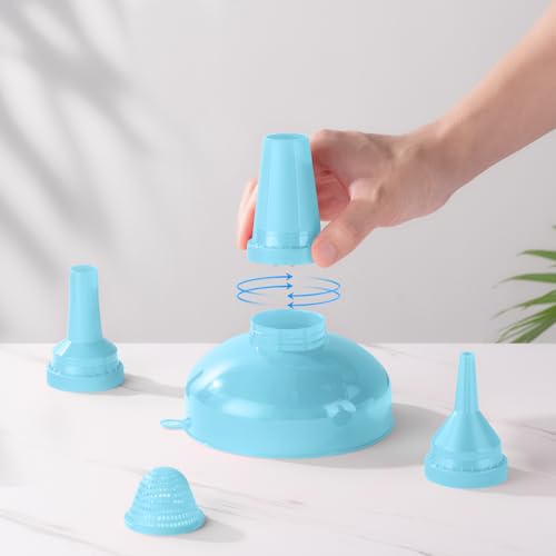 Wide Mouth Versatile Funnel for Kitchen Use for Filling Bottles