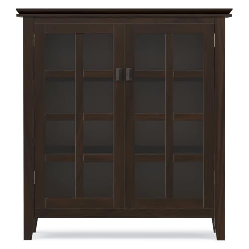 Artisan 38" Wide Solid Wood Cabinet in Brunette Brown (Tobacco Brown / 16.1"D x 38"W x 40.6"H)