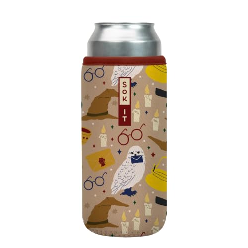 CanSok Sleeve for Beer & Soda Insulated Neoprene Cover (Horcrux / 25oz Can Sleeve)