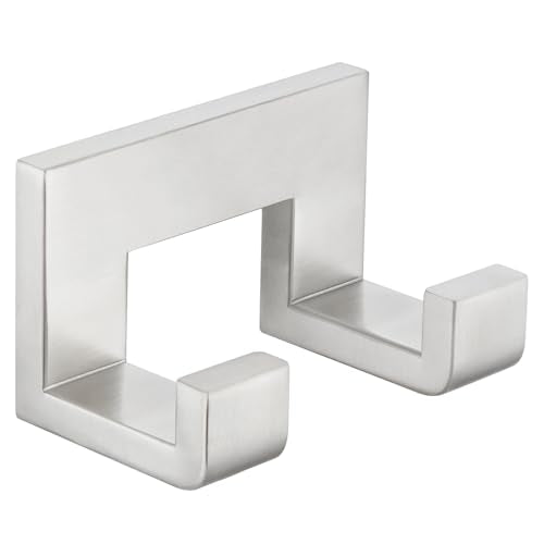 Double Towel Hook (Brushed Nickel)