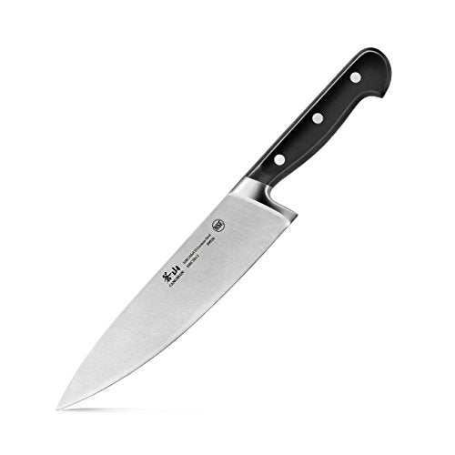 V2 Series 59526 German Steel Forged Chef Knife (8-Inch Chef Knife / Black)