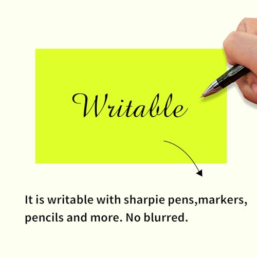 Neon Colored Labels Stickers 3 x 2 Inch