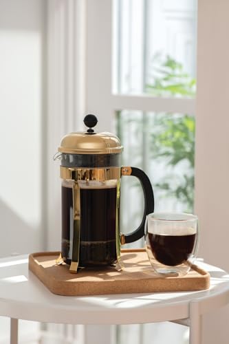 34oz Chambord French Press Coffee Maker (Gold / 34 oz)