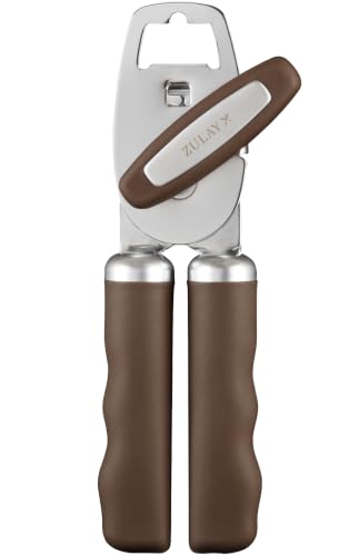 Manual Can Opener Heavy Duty Patented Stainless Steel (Toffee / Comfy Grip)