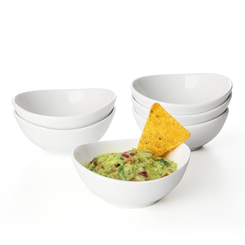 4 oz Very Small White Porcelain Bowls (6 Count)