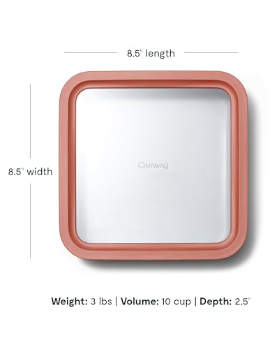 6 Piece Glass Food Storage Container Set (Perracotta / 10 Cup Food Storage (6x))