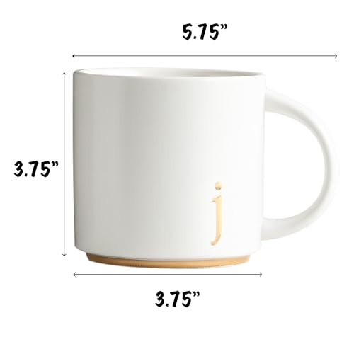 Ceramic Coffee Mug (gold-j)