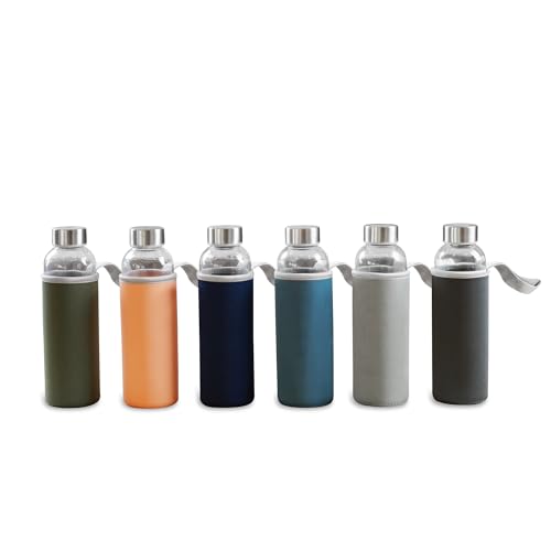 Clear Glass Bottles with Lids